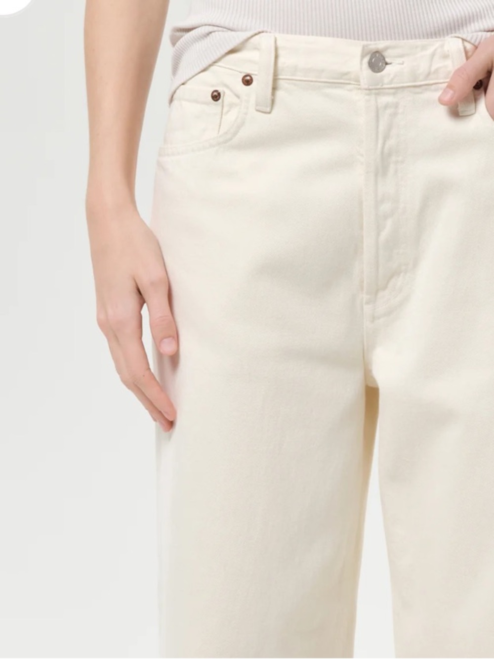 AGOLDE Low Slung Baggy Jeans Size 31 Solar NWT - Picture 3 of 10